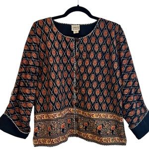 Chico’s Design Fall Floral Jacket S/M